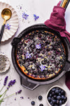 Lavender Blueberry Clafoutis