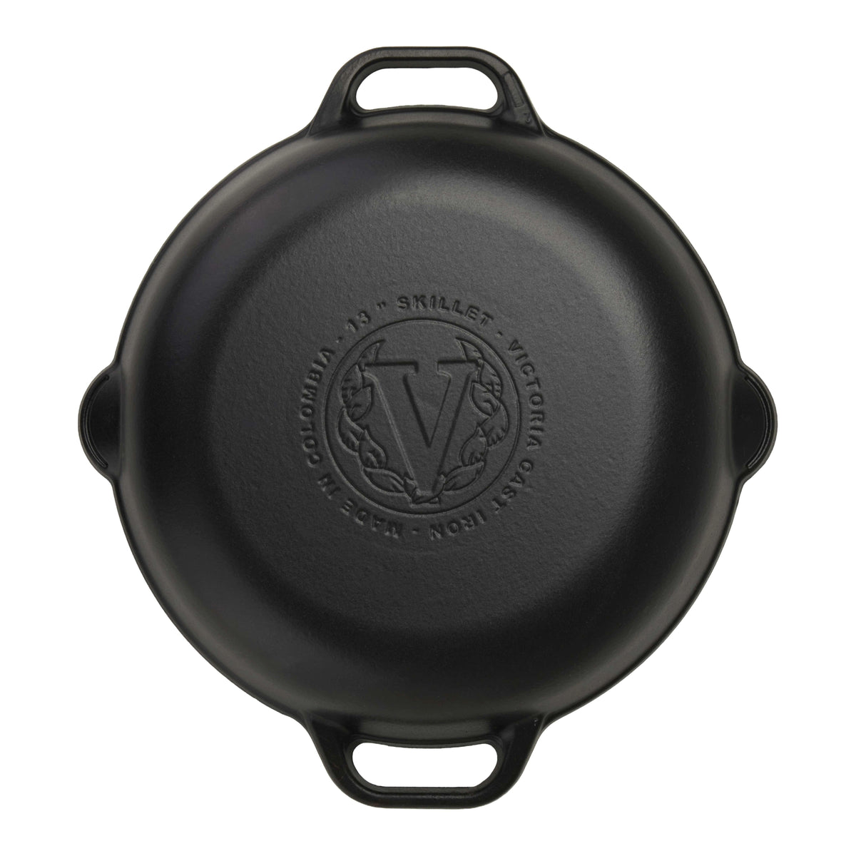 13-Inch Everyday Cast Iron Skillet with Loop Handles