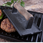 Grill Press Cast Iron - Bacon, Burger & Panini Press