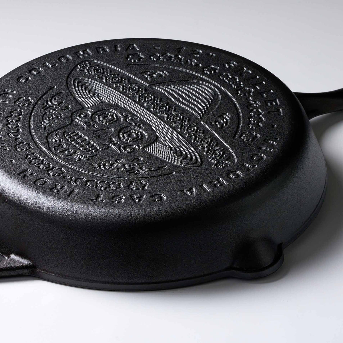 12-Inch Day of Dead Calaca Cast Iron Skillet