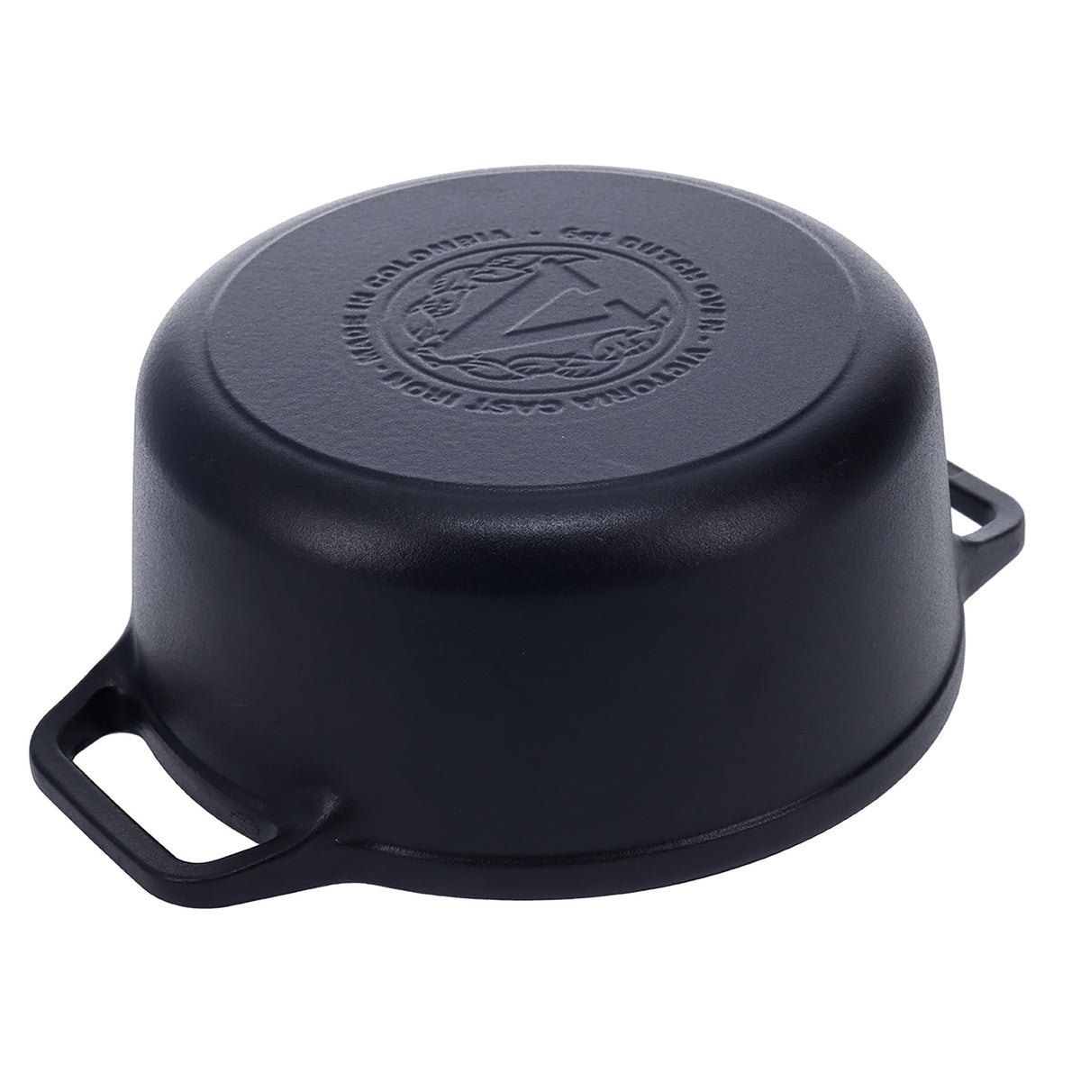 6 Qt Cast Iron Combo Cooker2 Piece Dutch Oven & Skillet Set