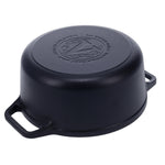 6 Qt Cast Iron Combo Cooker2 Piece Dutch Oven & Skillet Set