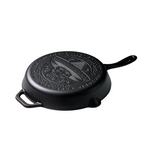 12-Inch Day of Dead Calaca Cast Iron Skillet