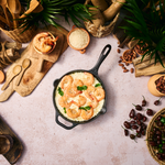 10-Inch Cast Iron Skillet Macaw