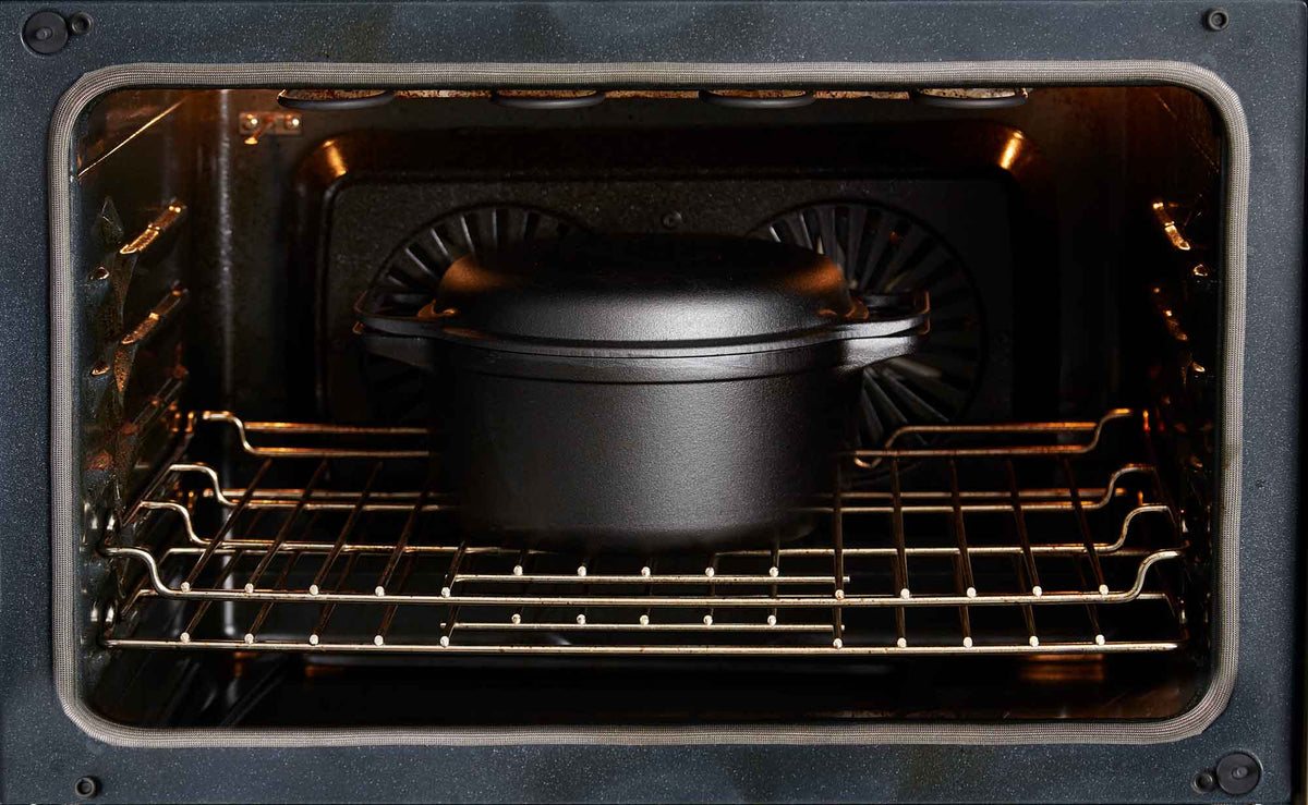 6 Qt Cast Iron Combo Cooker2 Piece Dutch Oven & Skillet Set