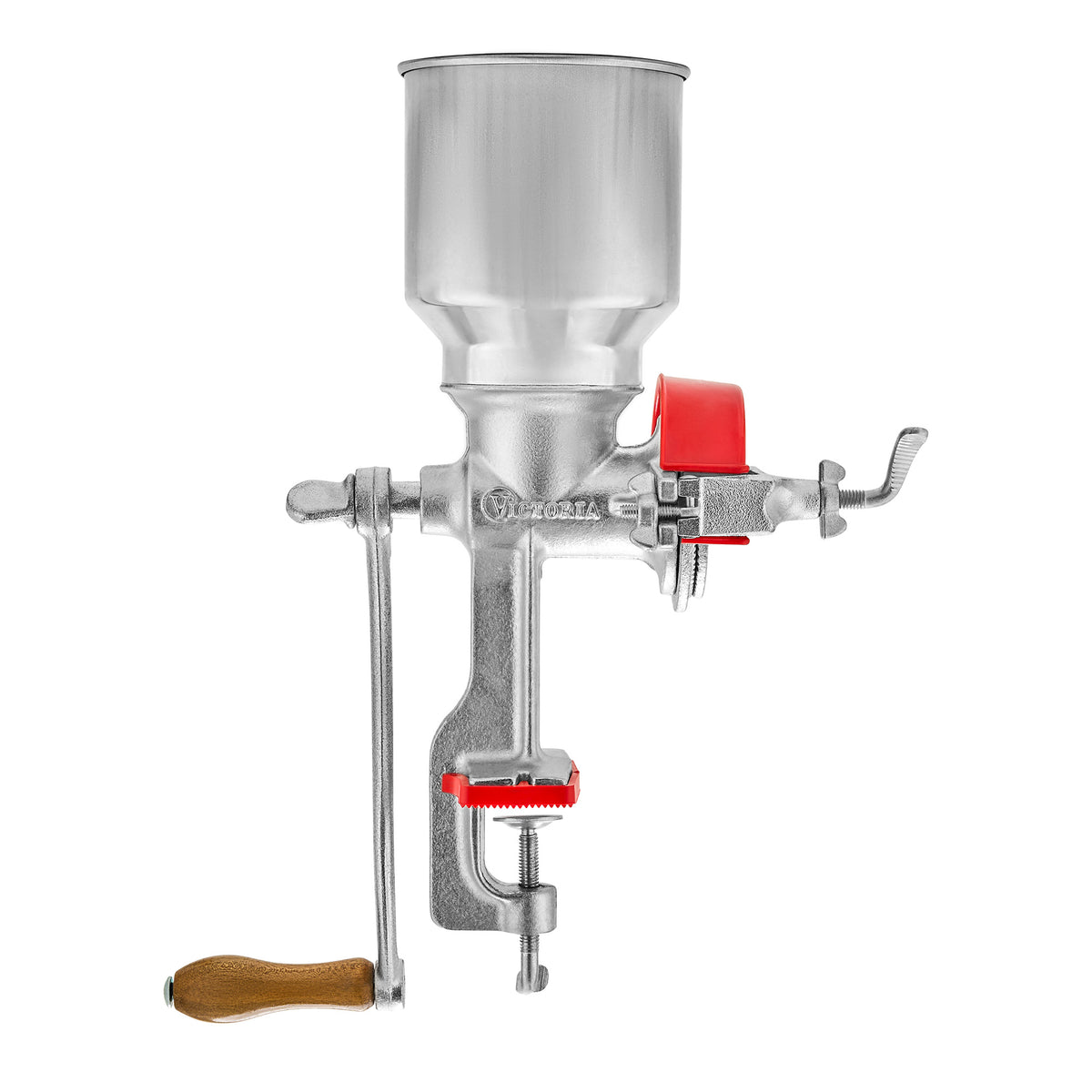 Cast Iron Tinned Grain Grinder/Corn Mill with High Hopper