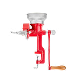 Cast Iron Red Grain Grinder/Corn Mill with Low Hopper