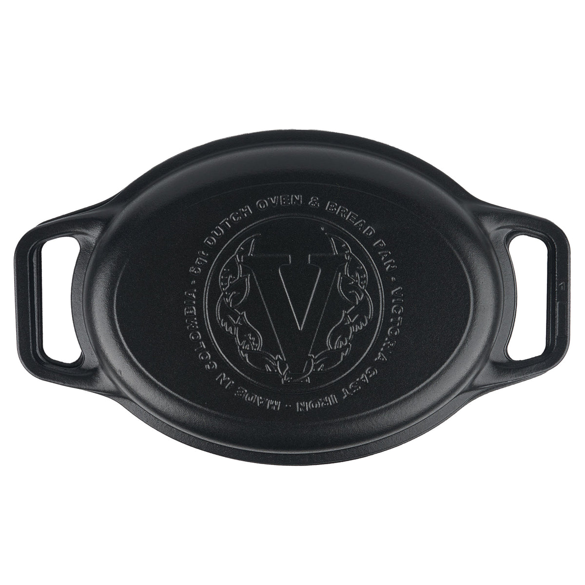 6-Quart Cast Iron Oval Dutch Oven Combo – Bread Baker & Skillet Set