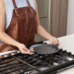 10-Inch Cast Iron Comal & Pizza Pan with Dual Loop Handles