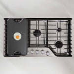 Rectangular Cast Iron Reversible Griddle – 18.5” x 10”