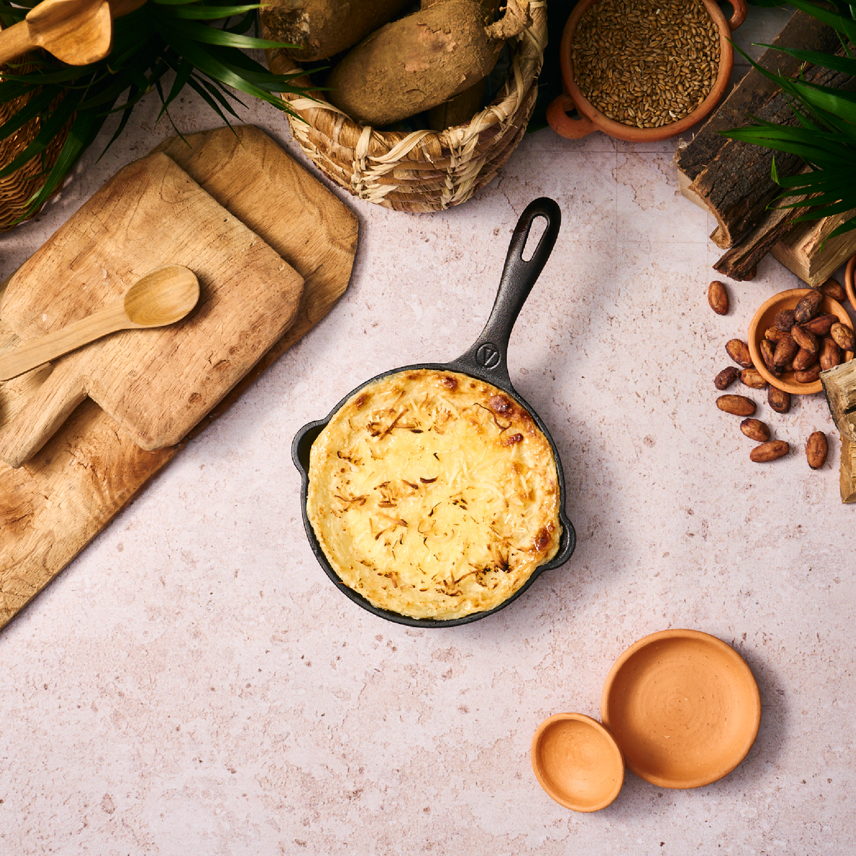 6.5-Inch Cast Iron Skillet Piraña