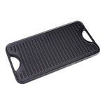 Rectangular Cast Iron Reversible Griddle – 18.5” x 10”