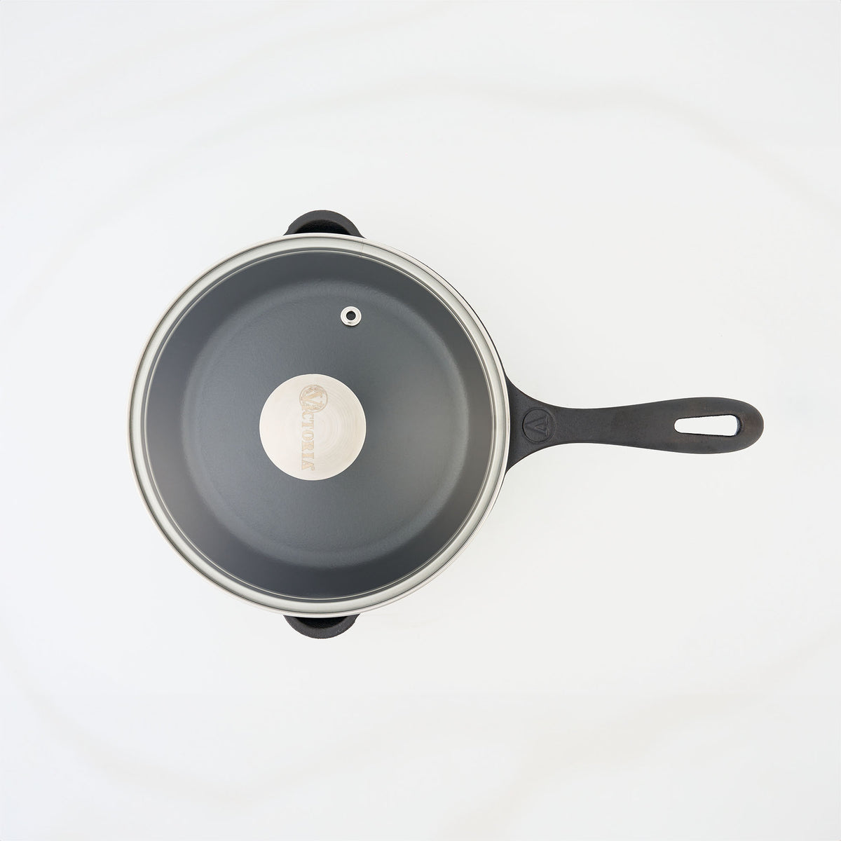 Glass Lid with Stainless Steel Knob for 8" Skillet