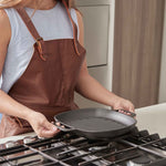 10-Inch Square Cast Iron Grill Pan with Double Loop Handles