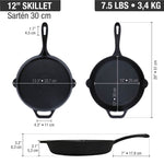12-Inch Cast Iron Skillet