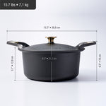 6-Quart Dutch Oven with Lid, SIGNATURE Gold