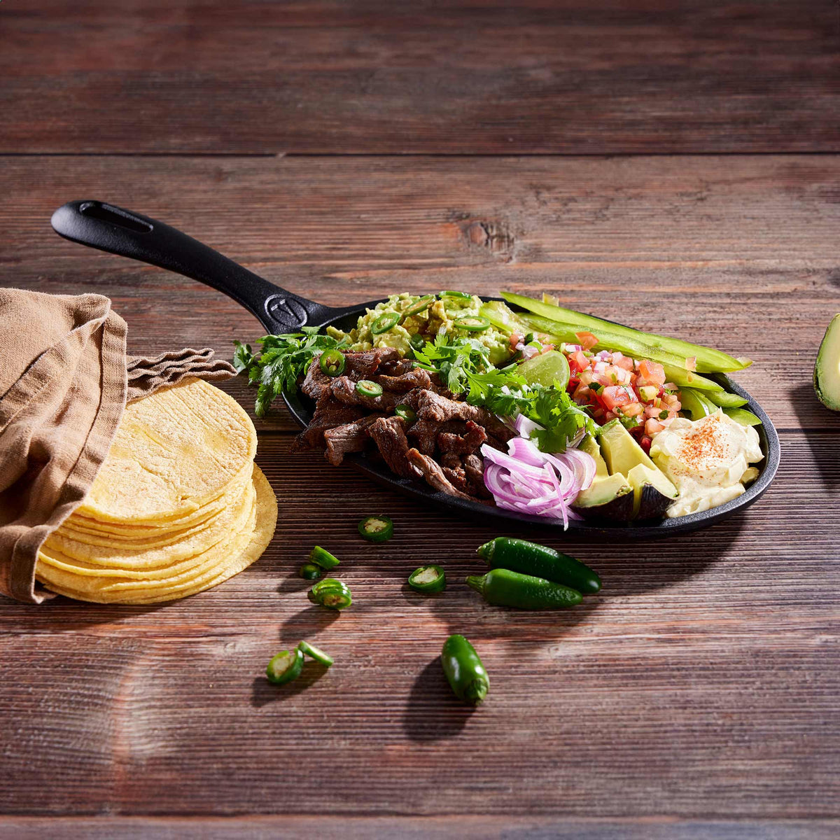 Fajita Cast Iron Skillet