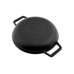 10-Inch Cast Iron Round Skillet with Double Loop Handles