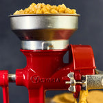 Cast Iron Red Grain Grinder/Corn Mill with Low Hopper