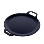 10-Inch Cast Iron Comal & Pizza Pan with Dual Loop Handles