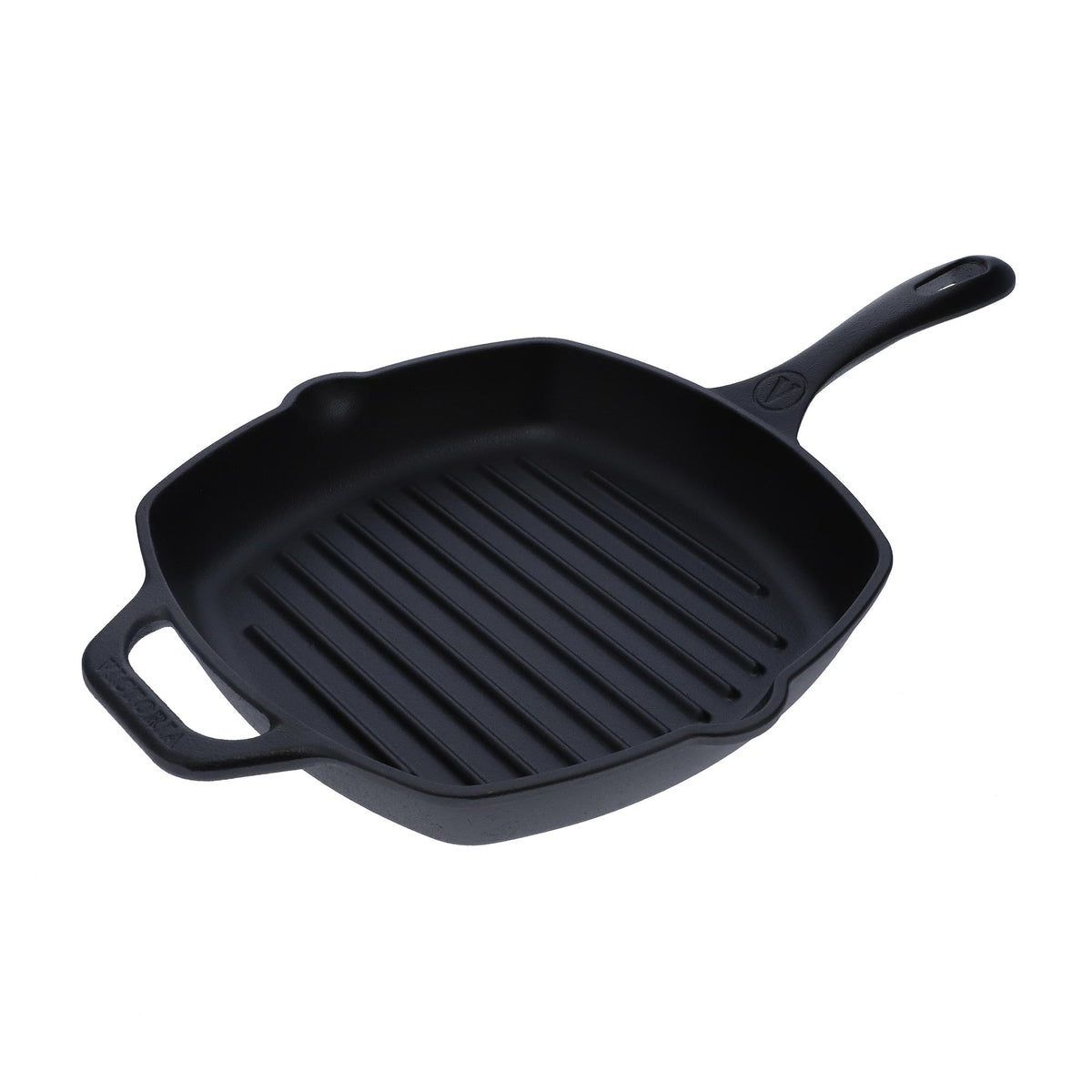 Square Cast Iron Grill Pan 10in x 10in