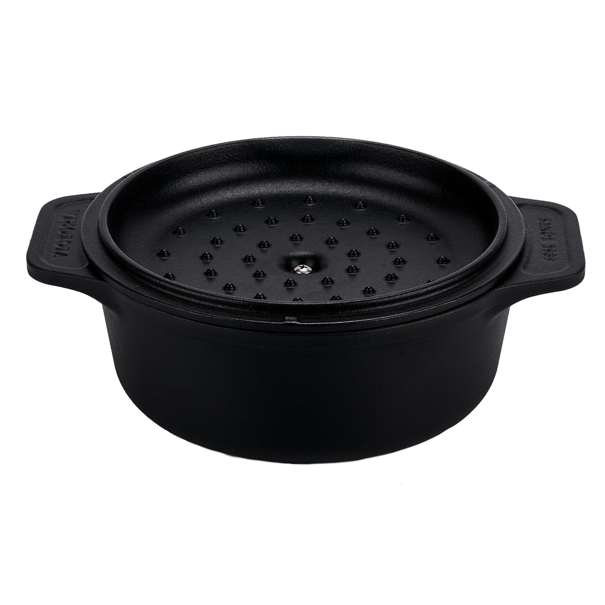 2 QT Cast Iron Dutch Oven with Lid