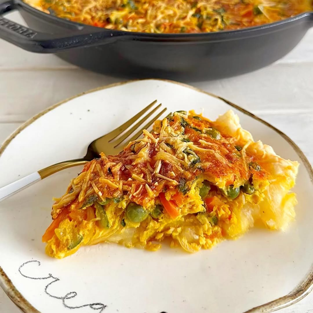 Amazon-Inspired Cassava & Vegetable Tart