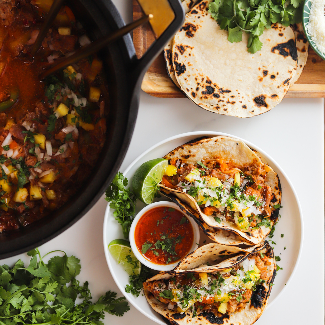 Braised Al Pastor Fajitas