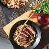 Strip Steak with White Bean Ragout