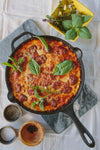 Cast Iron Pan Pizza with Andouille Sausage