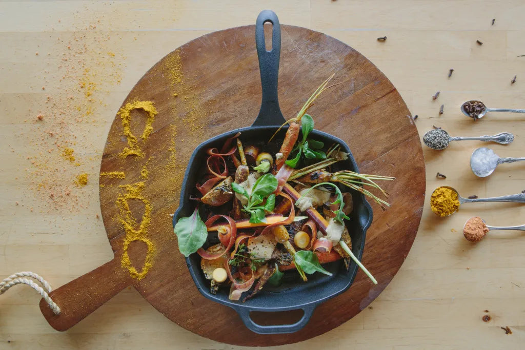 Cast Iron Tandoori Carrots