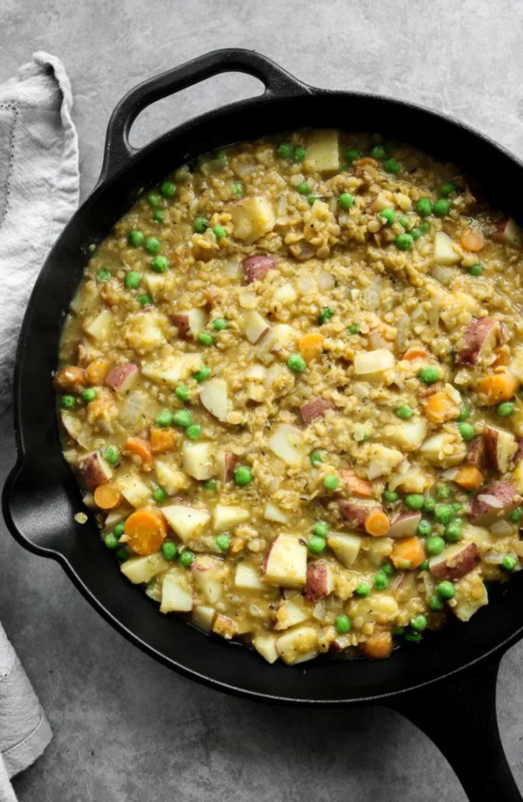 Vegetarian Lentil Pot Pie by @unsweetened.caroline