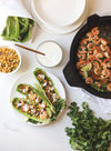 Citrus Shrimp Wraps with Grilled Corn Salsa