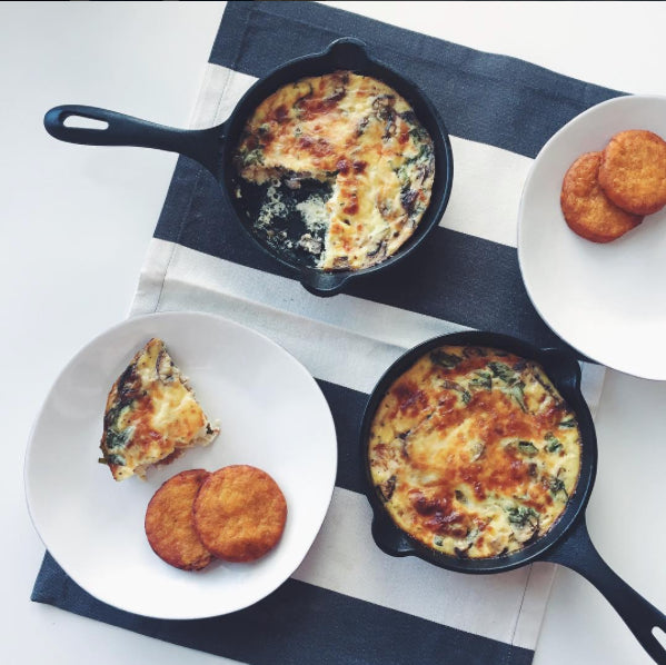 Mini Crustless Quiches by @whatrobineats