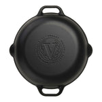 13-Inch Everyday Cast Iron Skillet with Loop Handles