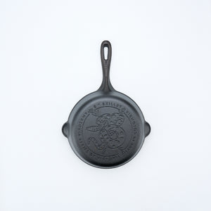 8-Inch Cast Iron Skillet Anaconda Snake