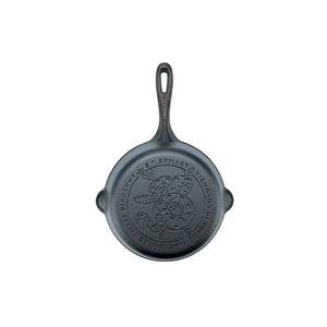 8-Inch Cast Iron Skillet Anaconda Snake
