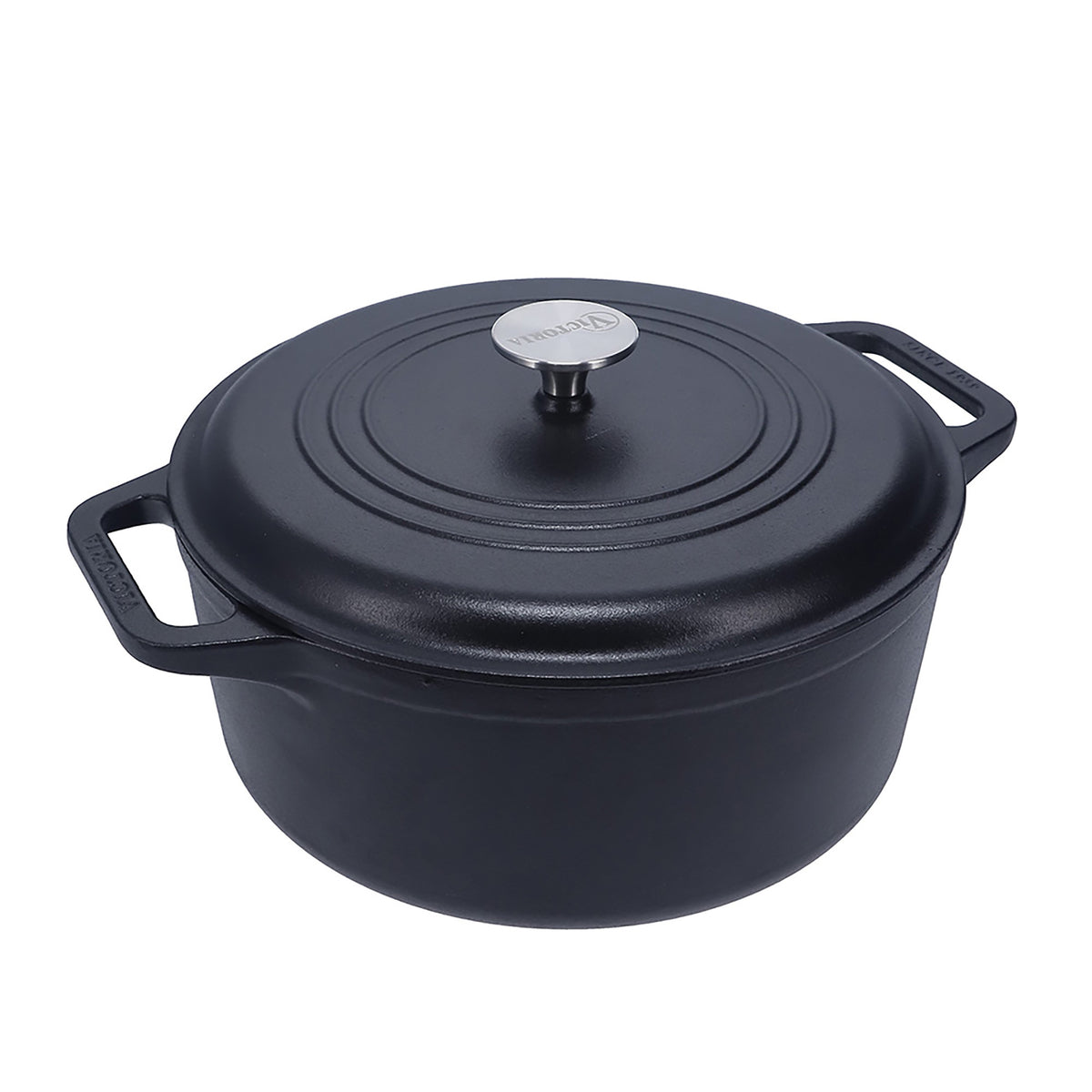 7 QT Cast Iron Dutch Oven with Lid