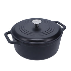 7 QT Cast Iron Dutch Oven with Lid
