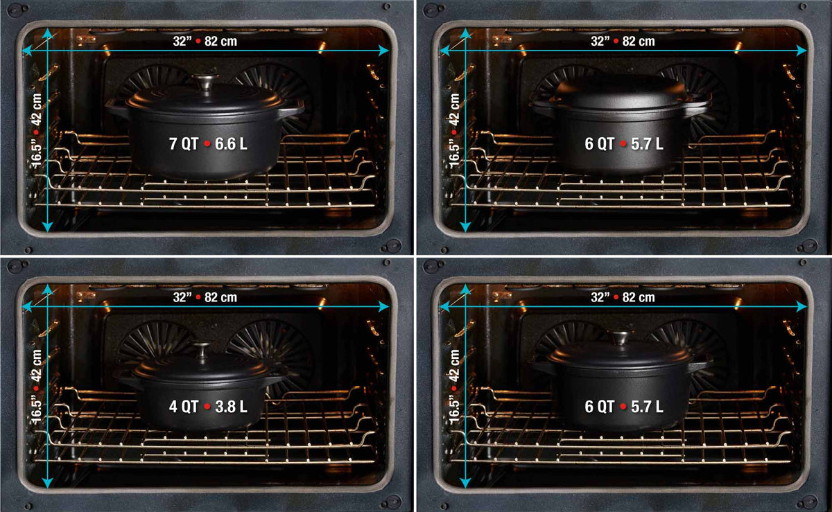 7 QT Cast Iron Dutch Oven with Lid