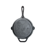 10-Inch Cast Iron Skillet Macaw