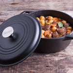 4 QT Cast Iron Dutch Oven with Lid