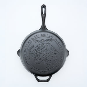 12-Inch Cast Iron Skillet Jaguar