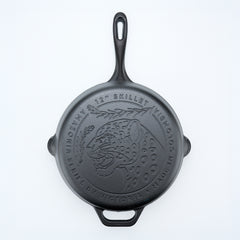 12-Inch Cast Iron Skillet Jaguar