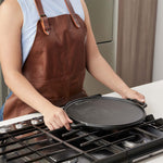 12.5-Inch Round Cast Iron Reversible Grill & Griddle