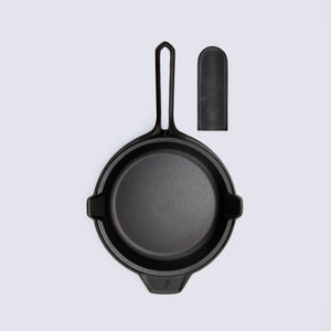 10-Inch Skillet Classic Collection + Leather Handle