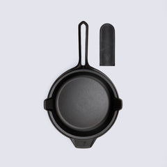 10-Inch Skillet Classic Collection + Leather Handle