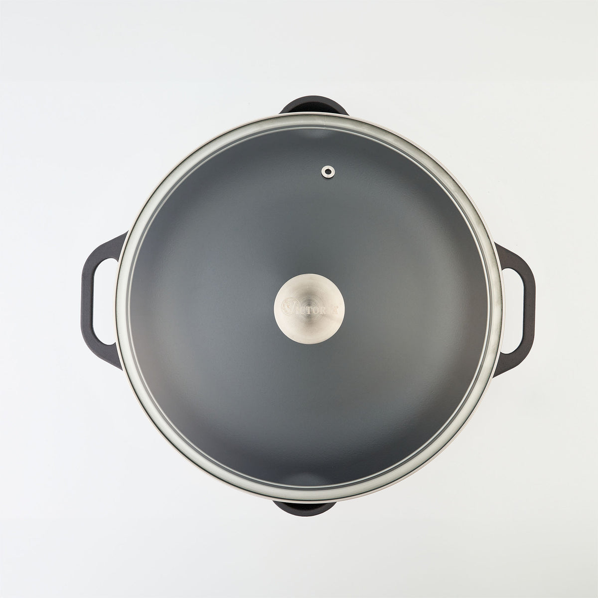 Glass Lid with Stainless Steel Knob for 13" Skillet