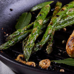 10-Inch Cast Iron Round Grill Pan with Double Loop Handles