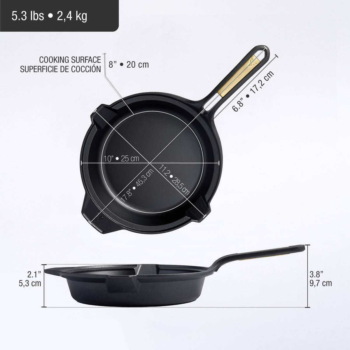 10-Inch Skillet, SIGNATURE Gold